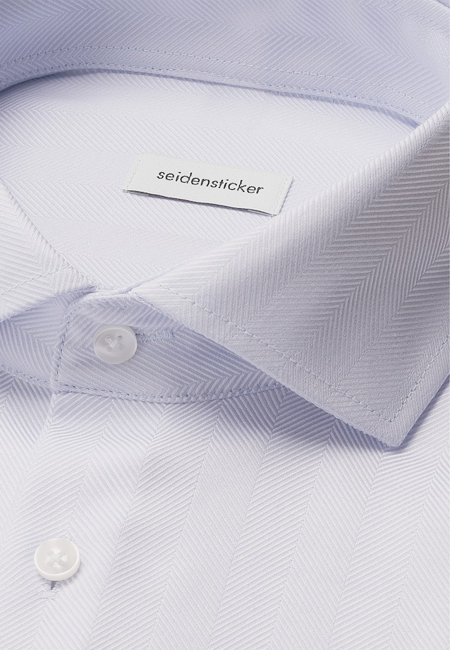 Regular Business Hemd Fischgrat in Hellblau |  Seidensticker Onlineshop
