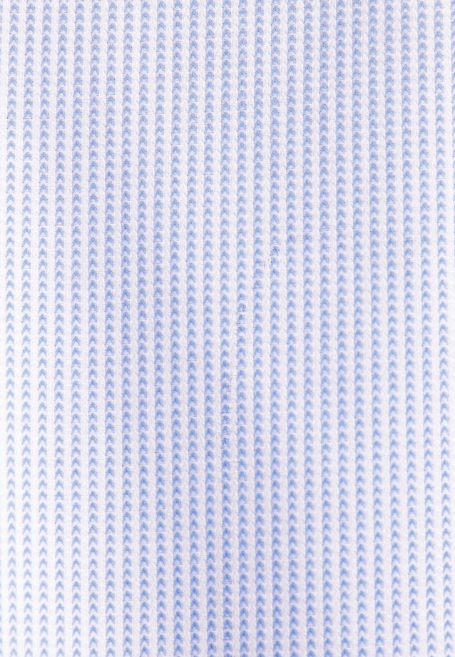 Regular Business Hemd Struktur in Mittelblau |  Seidensticker Onlineshop