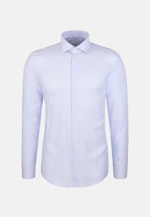 Regular Business Hemd Struktur in Mittelblau |  Seidensticker Onlineshop