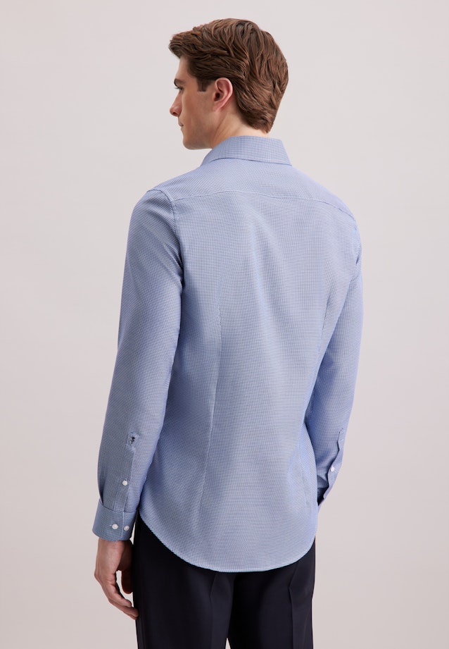 Slim Chemise d'affaires Structure in Bleu Foncé |  Seidensticker Onlineshop