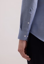 Slim Business Hemd Struktur in Dunkelblau |  Seidensticker Onlineshop
