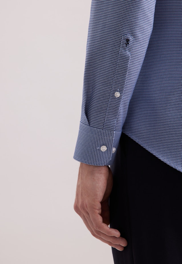 Slim Chemise d'affaires Structure in Bleu Foncé |  Seidensticker Onlineshop