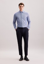 Slim Chemise d'affaires Structure in Bleu Foncé |  Seidensticker Onlineshop