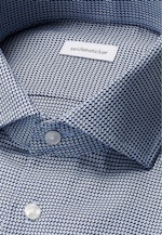 Slim Business Hemd Struktur in Dunkelblau |  Seidensticker Onlineshop