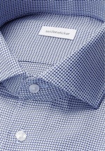 Slim Business Hemd Struktur in Dunkelblau |  Seidensticker Onlineshop