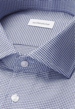 Slim Business Hemd Struktur in Dunkelblau |  Seidensticker Onlineshop