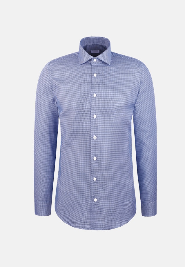 Slim Chemise d'affaires Structure in Bleu Foncé |  Seidensticker Onlineshop