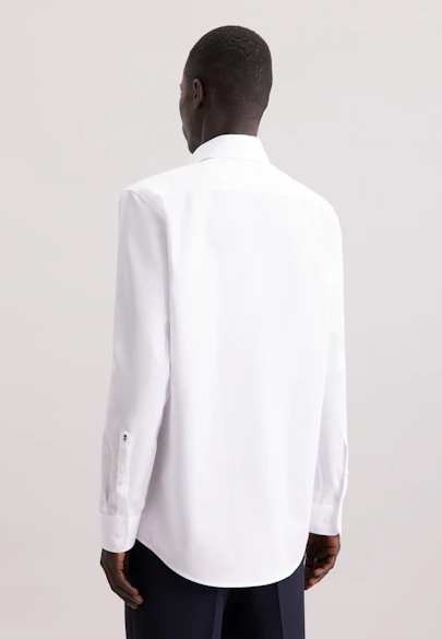Regular Business shirt Pepita in Weiß |  Seidensticker Onlineshop