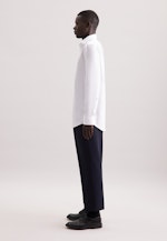 Regular Business shirt Pepita in Weiß |  Seidensticker Onlineshop