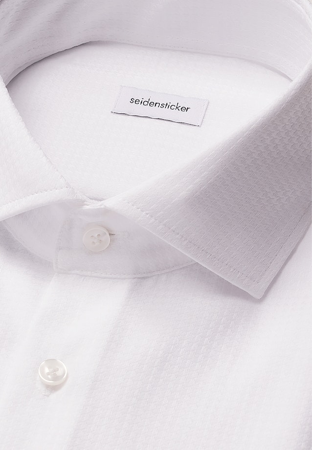 Regular Business shirt Pepita in Weiß |  Seidensticker Onlineshop