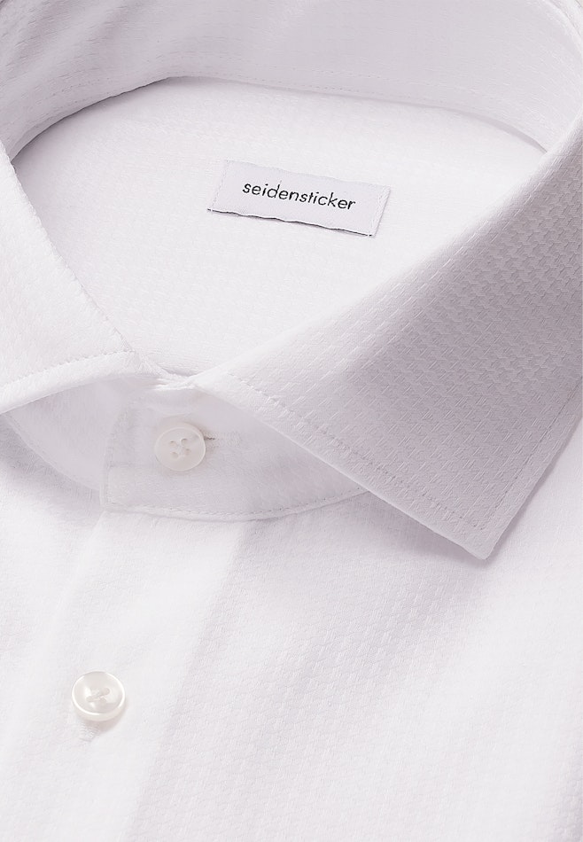 Regular Business Hemd Pepita in Weiß | Seidensticker Onlineshop