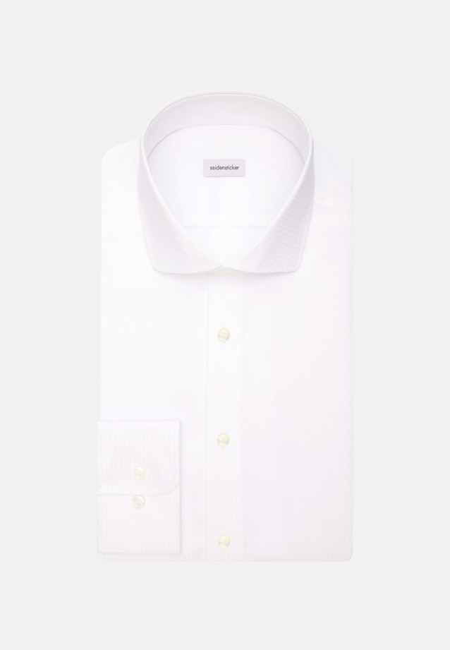 Regular Business shirt Pepita in Weiß |  Seidensticker Onlineshop