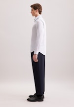 Slim Business Hemd Gestreift in Dunkelblau |  Seidensticker Onlineshop