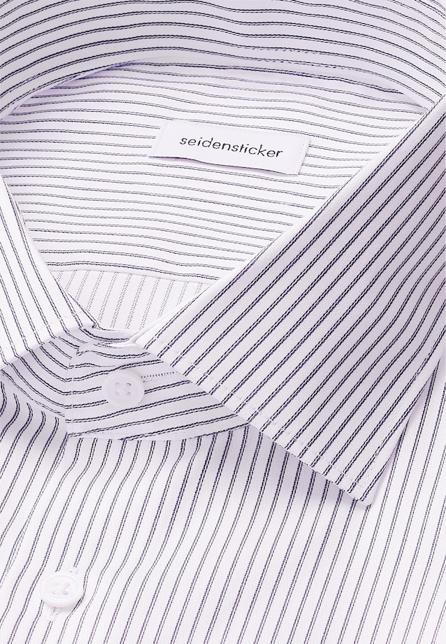 Slim Business Hemd Gestreift in Dunkelblau |  Seidensticker Onlineshop