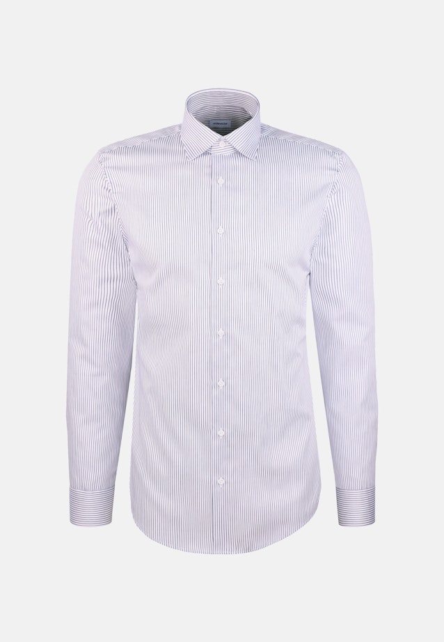 Slim Business Hemd Gestreift in Dunkelblau |  Seidensticker Onlineshop