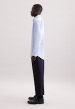 Regular Business shirt Stripes in Mittelblau |  Seidensticker Onlineshop