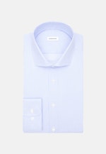 Regular Business Hemd Gestreift in Mittelblau |  Seidensticker Onlineshop