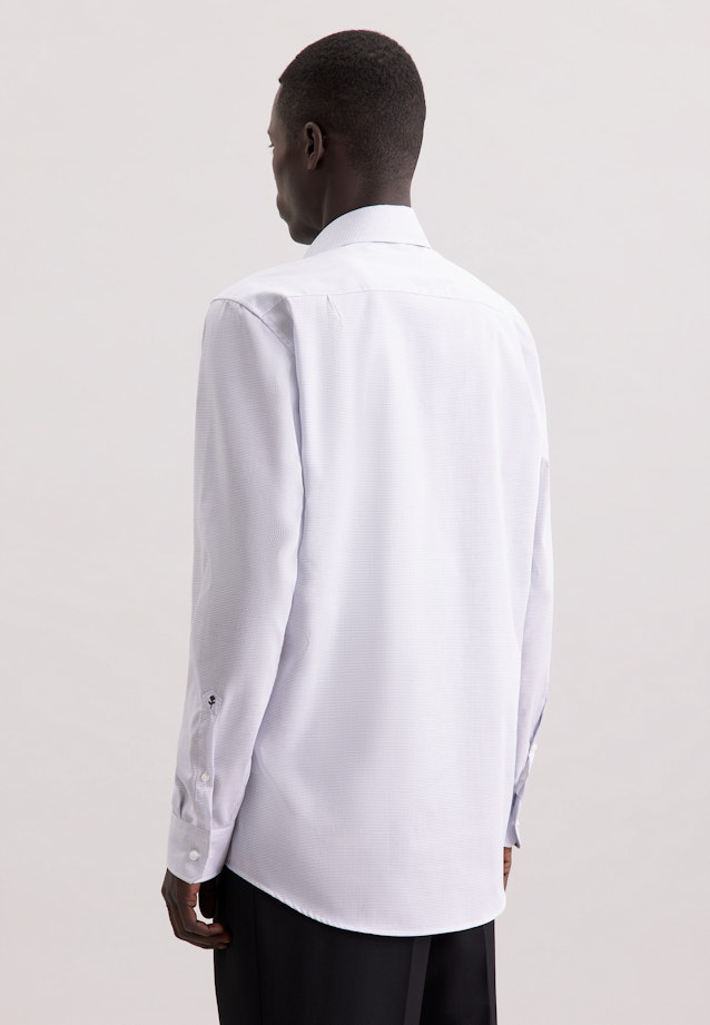 Regular Business shirt Check in Dunkelblau |  Seidensticker Onlineshop