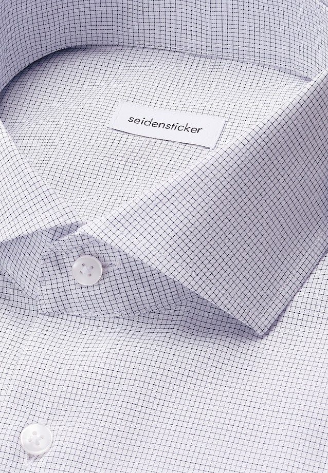 Regular Business Hemd Karo in Dunkelblau |  Seidensticker Onlineshop