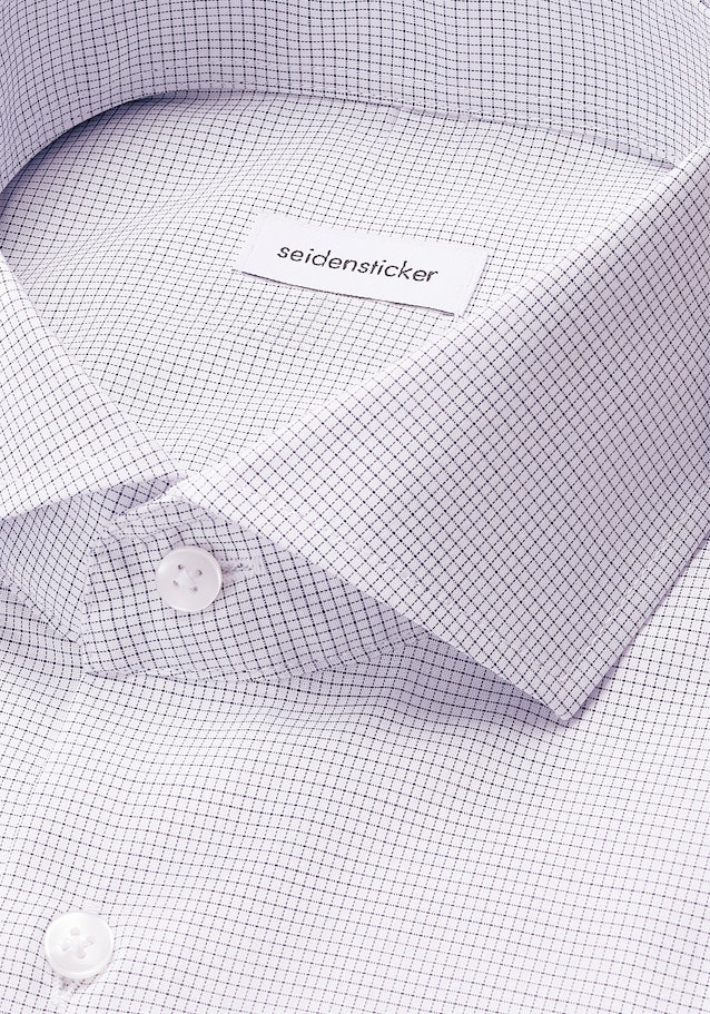 Regular Business Hemd Karo in Dunkelblau | Seidensticker Onlineshop