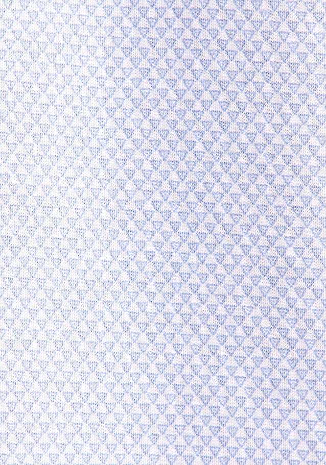 Regular Business Hemd Druck in Mittelblau | Seidensticker Onlineshop