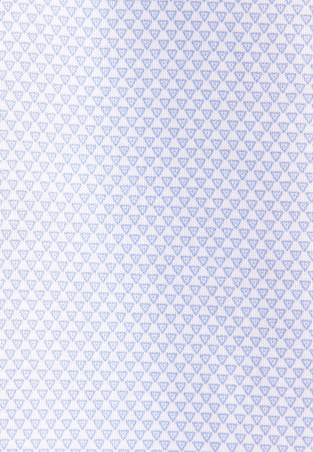 Regular Business Hemd Druck in Mittelblau |  Seidensticker Onlineshop