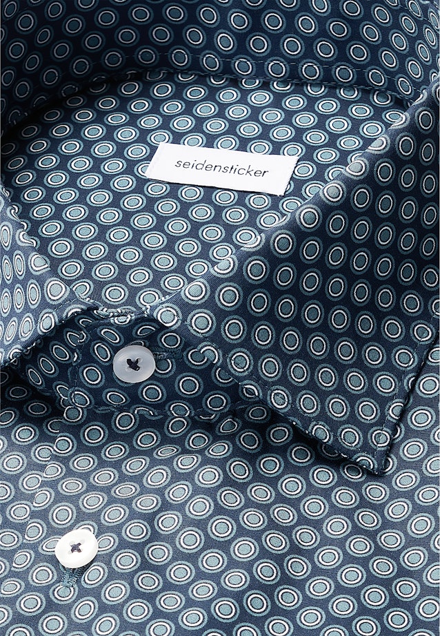 Regular Business Hemd Druck in Grün |  Seidensticker Onlineshop