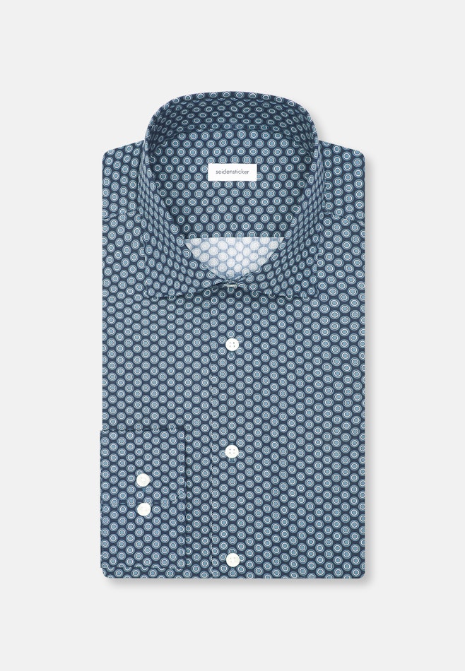 Regular Business shirt Print in Grün | Seidensticker online shop