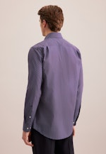 Regular Business shirt Print in Lila |  Seidensticker Onlineshop