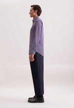Regular Business shirt Print in Lila |  Seidensticker Onlineshop