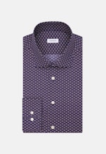 Regular Business shirt Print in Lila |  Seidensticker Onlineshop