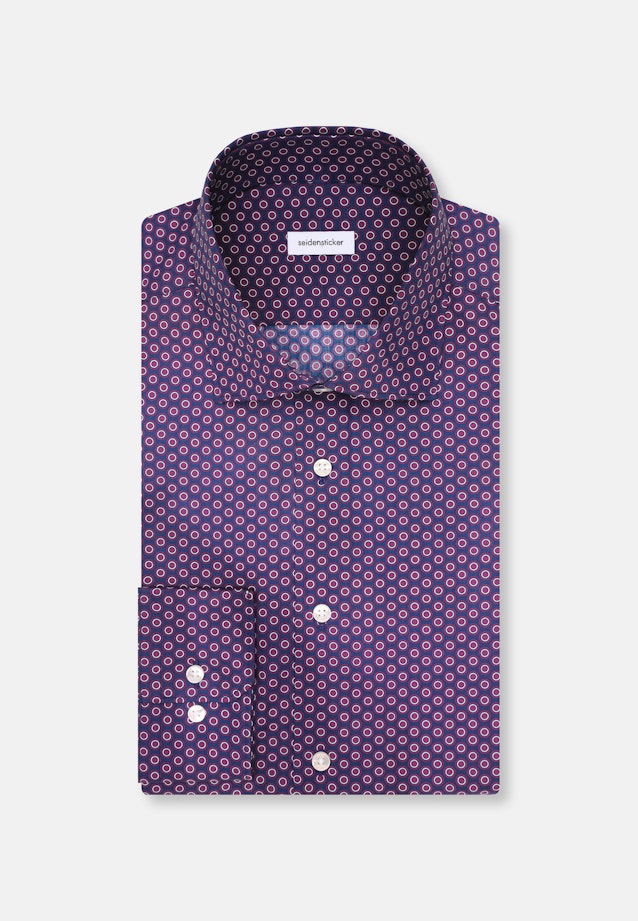 Regular Chemise d'affaires Imprimé in Lilas |  Seidensticker Onlineshop