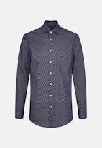 Regular Business shirt Print in Lila |  Seidensticker Onlineshop