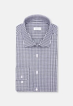 Regular Flanellhemd Karo in Dunkelblau |  Seidensticker Onlineshop