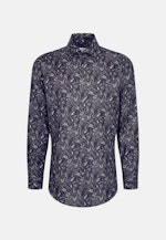 Regular Chemise en flanelle Floral in Gris |  Seidensticker Onlineshop