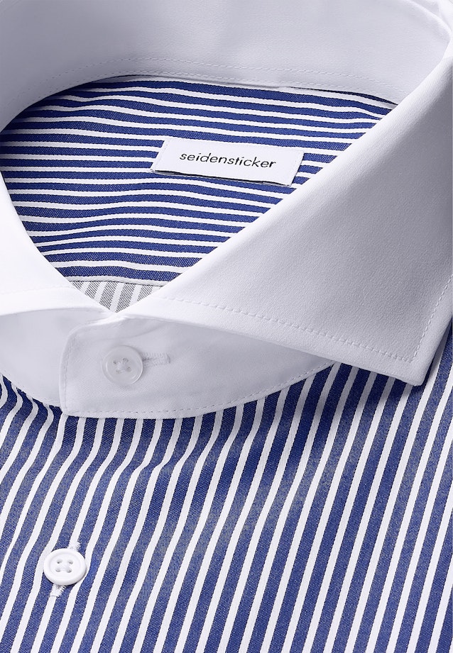 Slim Business shirt Stripes in Dunkelblau |  Seidensticker Onlineshop