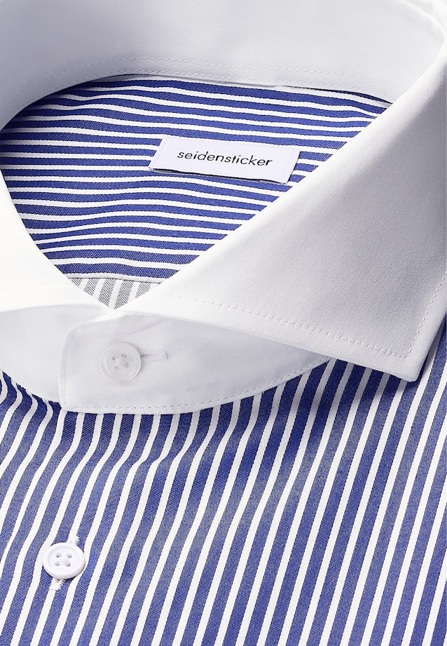 Slim Business Hemd Gestreift in Dunkelblau |  Seidensticker Onlineshop
