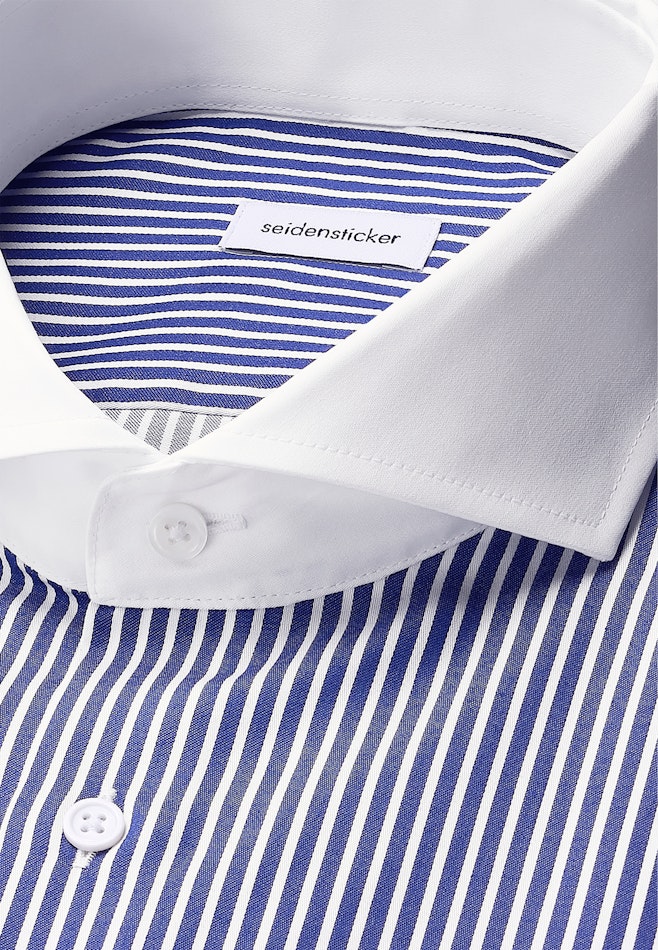 Slim Chemise d'affaires Rayures dans Bleu Foncé | Boutique en ligne Seidensticker