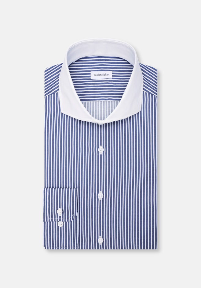 Slim Chemise d'affaires Rayures dans Bleu Foncé | Boutique en ligne Seidensticker