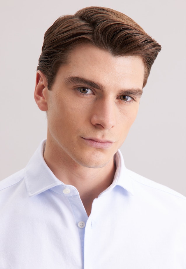 Slim Casual Hemd Uni in Hellblau |  Seidensticker Onlineshop