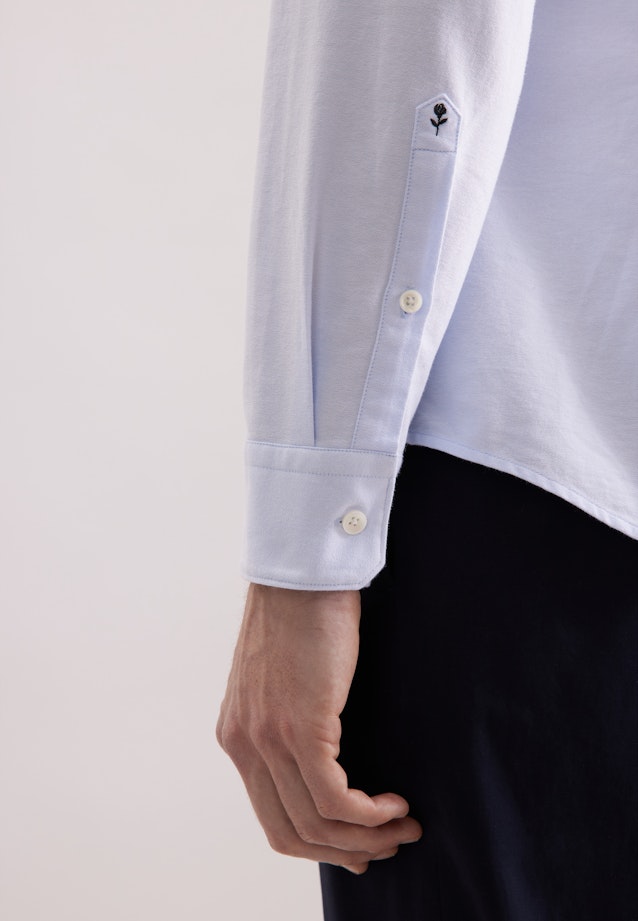 Slim Casual Hemd Uni in Hellblau |  Seidensticker Onlineshop
