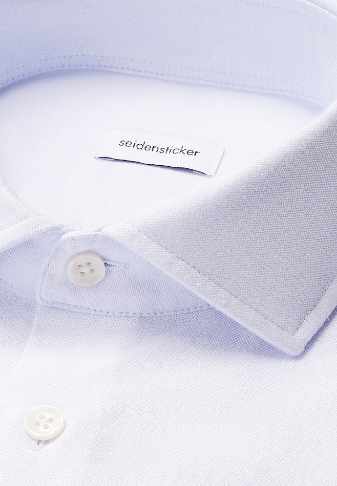 Slim Chemise décontractée Uni dans Bleu Clair | Boutique en ligne Seidensticker