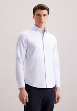 Slim Chemise décontractée Rayures in Bleu Clair |  Seidensticker Onlineshop