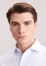 Slim Chemise décontractée Rayures in Bleu Clair |  Seidensticker Onlineshop