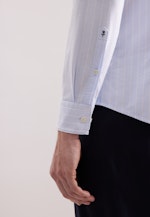 Slim Casual Hemd Gestreift in Hellblau |  Seidensticker Onlineshop