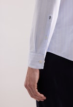 Slim Chemise décontractée Rayures in Bleu Clair |  Seidensticker Onlineshop