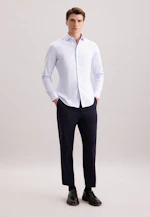 Slim Chemise décontractée Rayures in Bleu Clair |  Seidensticker Onlineshop