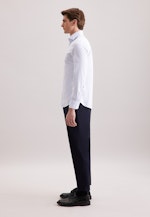 Slim Chemise décontractée Rayures in Bleu Clair |  Seidensticker Onlineshop