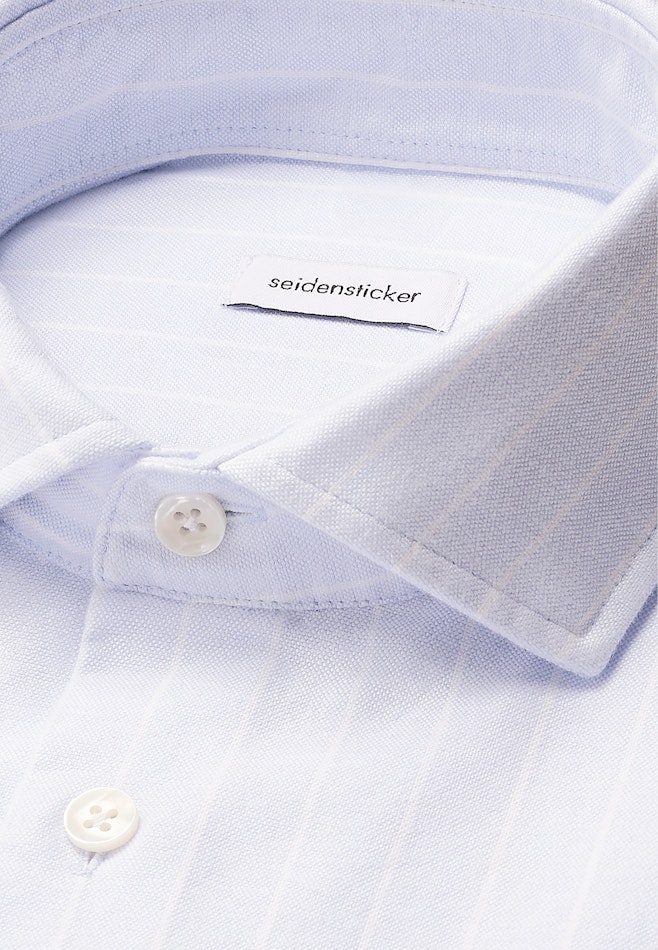 Slim Casual Hemd Gestreift in Hellblau | Seidensticker Onlineshop