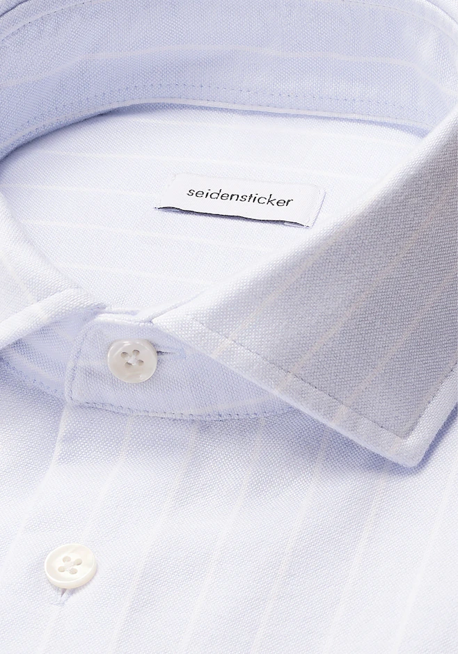 Slim Chemise décontractée Rayures dans Bleu Clair | Boutique en ligne Seidensticker